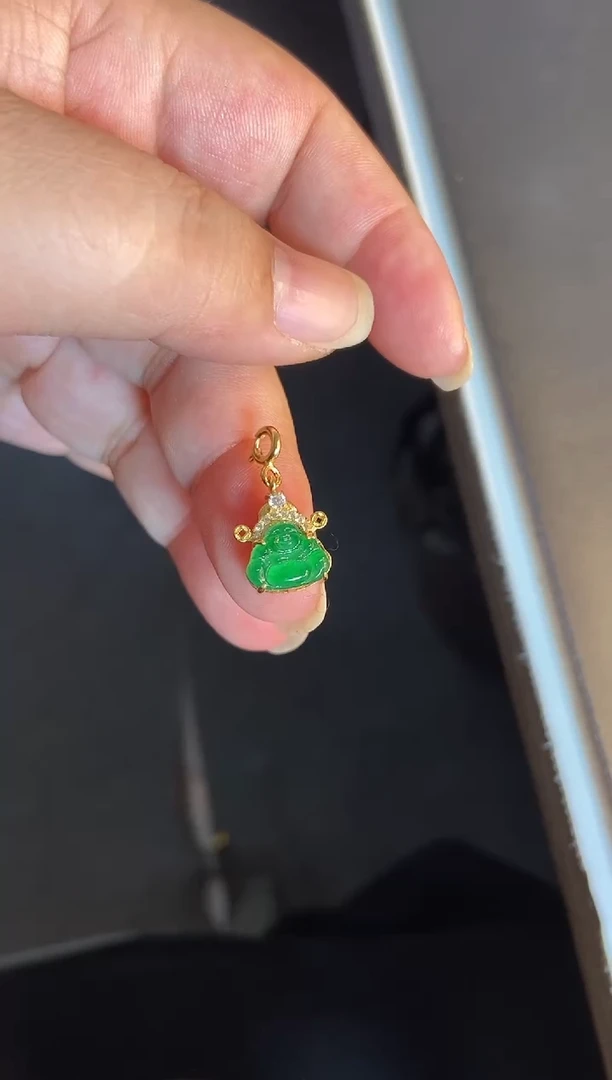 吊坠(不含链)银S925镶嵌翡翠1
