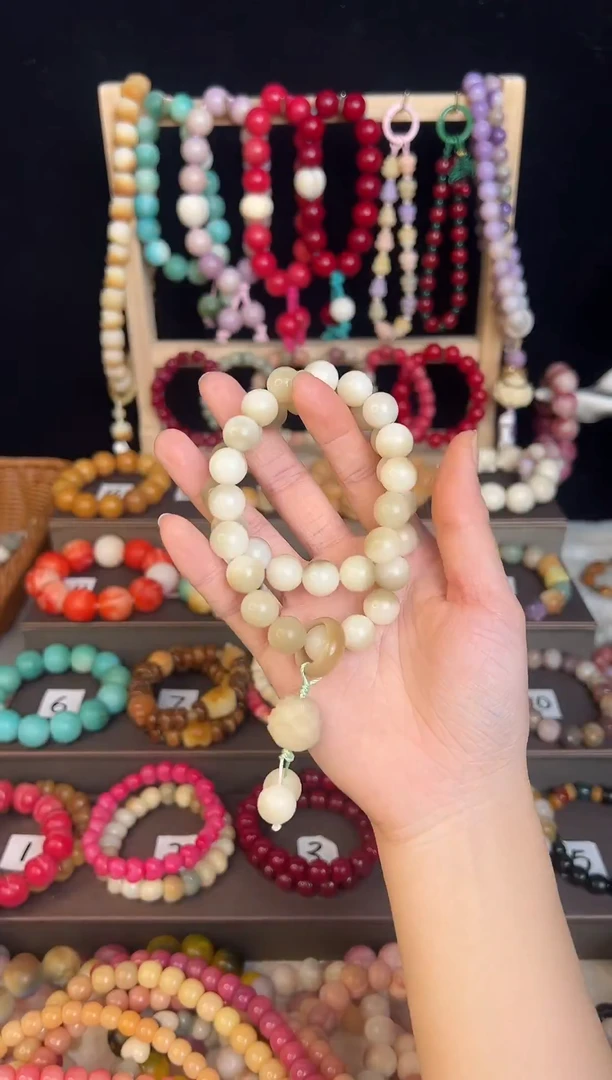 正圆珠双圈菩提手串