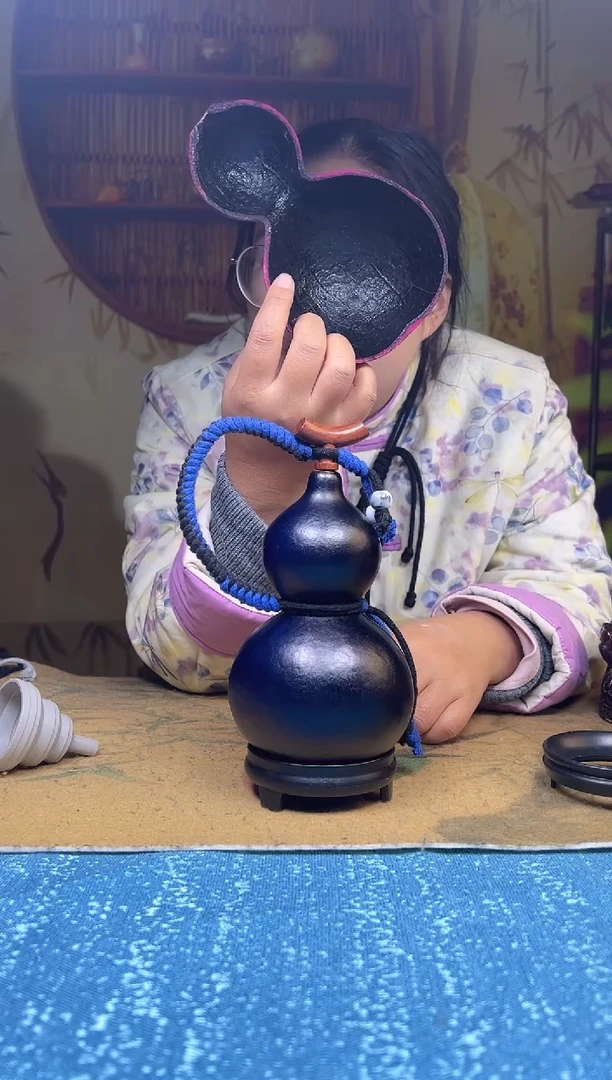 035--大漆酒葫芦（450ml左右）