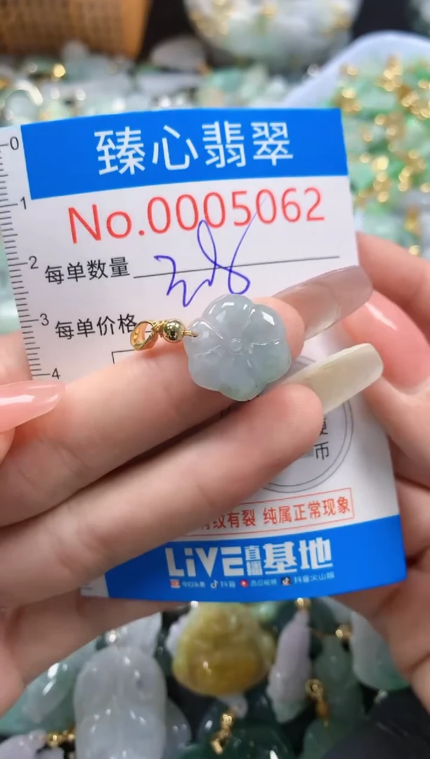 翡翠未镶嵌颈饰5062