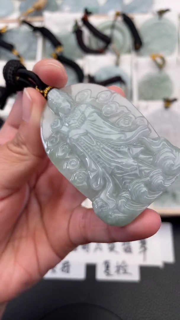 颈饰未镶嵌翡翠天然缅甸翡翠A货123