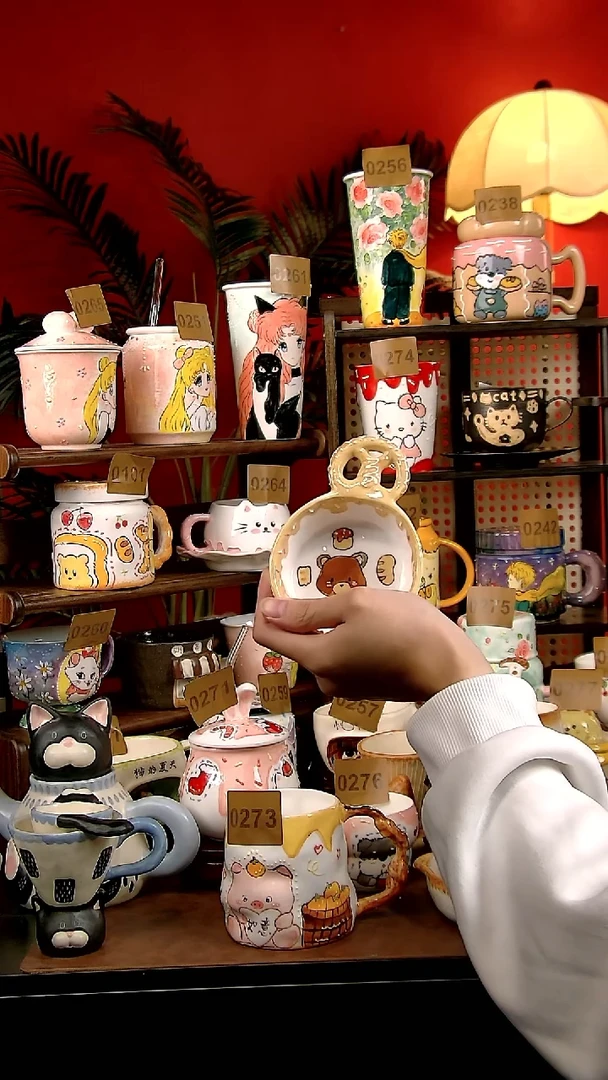 杯子瓷景德镇蘸料碟