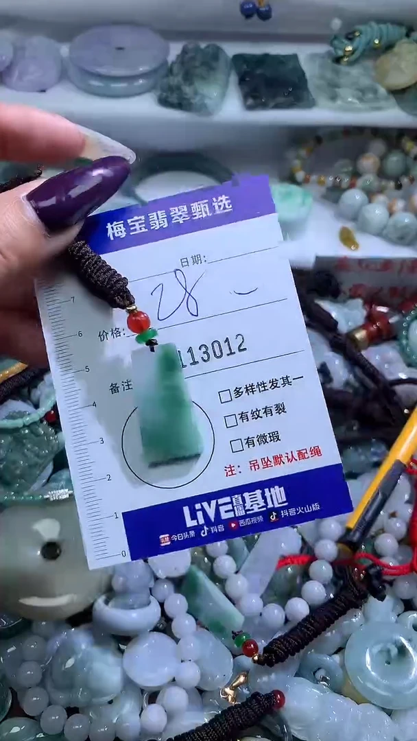 吊坠(不含链)未镶嵌翡翠28