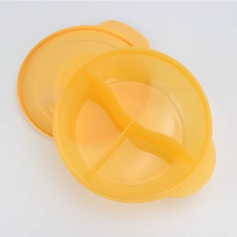 特百惠分隔饭盒 午餐1L大容量饭盒微波加热饭盒餐盒学生便当盒