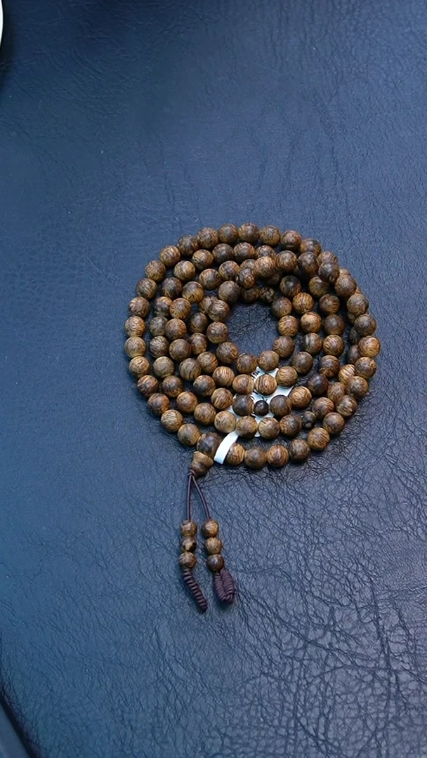 【闪购商品】沉香手串0.7*108文莱多圈九分沉21克+