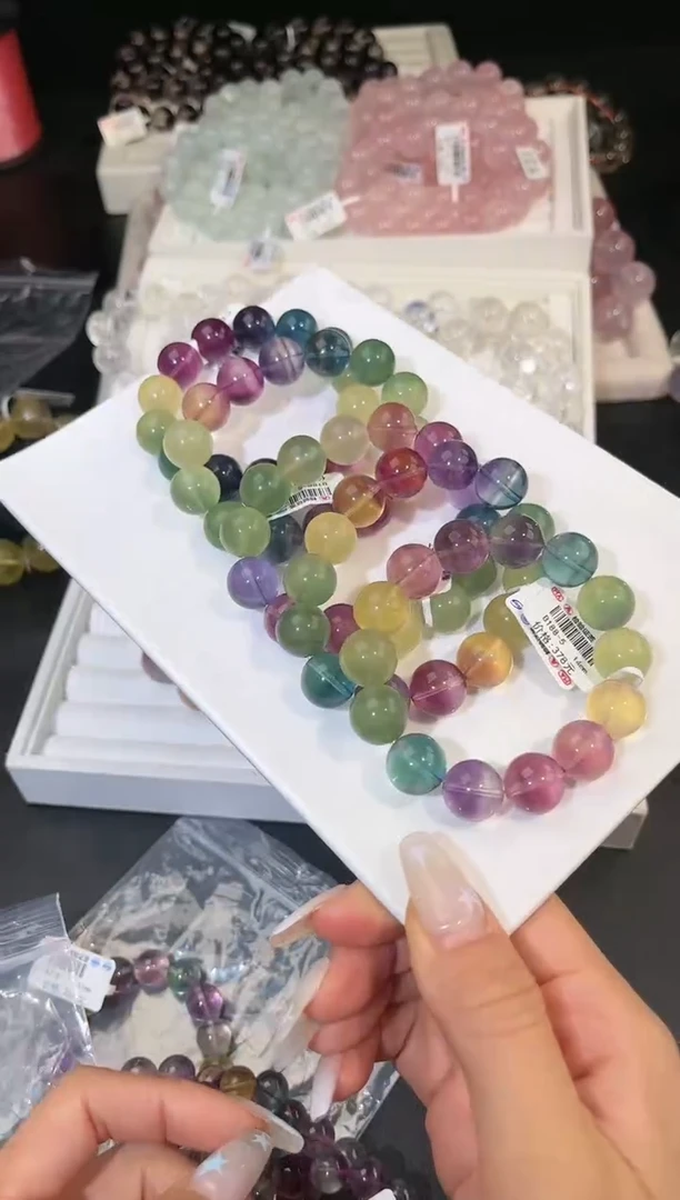 手链未镶嵌萤石多样性发一Q52爱乐之城14mm