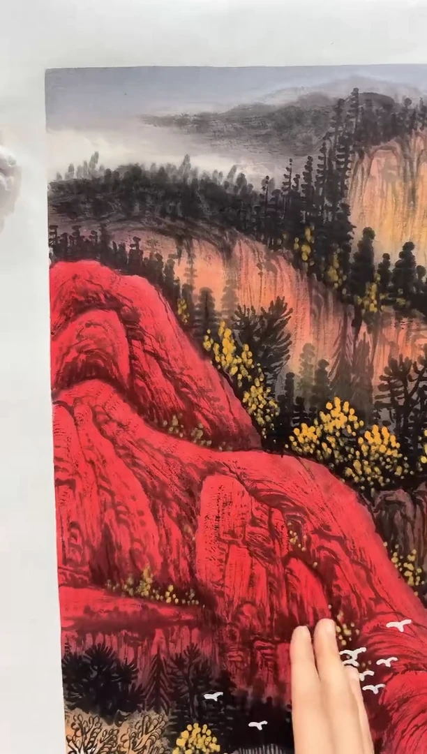 国画孙桂国老师国画作品，带合影证书7-12