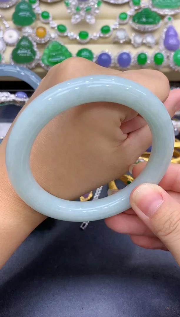 未镶嵌手镯翡翠36-中国好珍宝