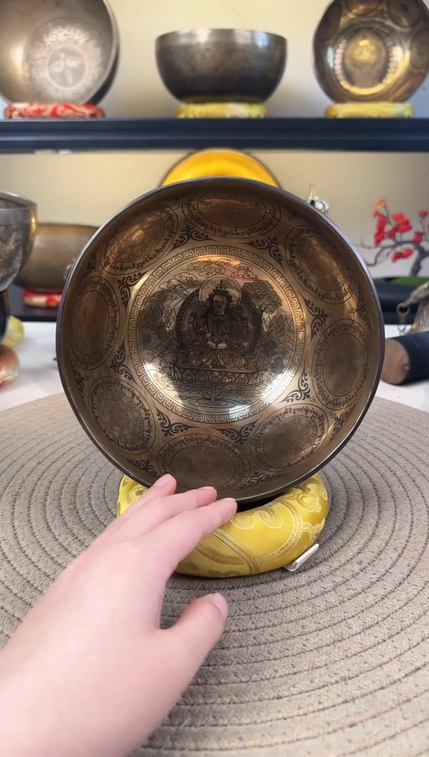 【闪购商品】17.5-b 尼泊尔颂钵送全套配件