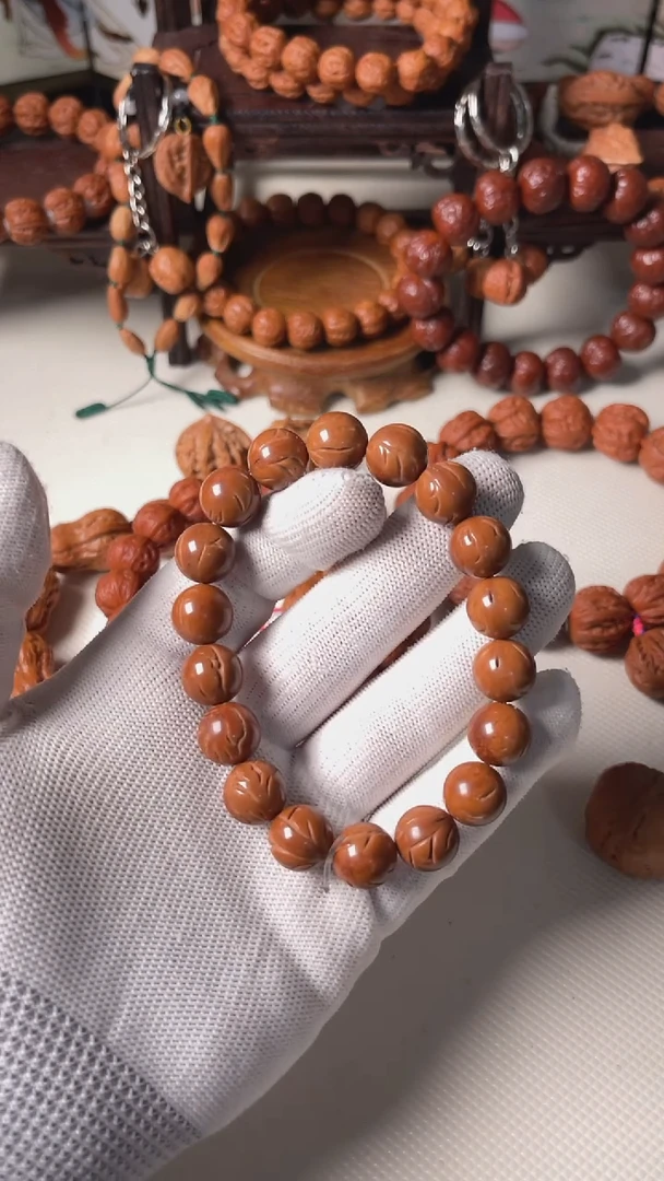 【闪购商品】文玩核桃手串小核桃