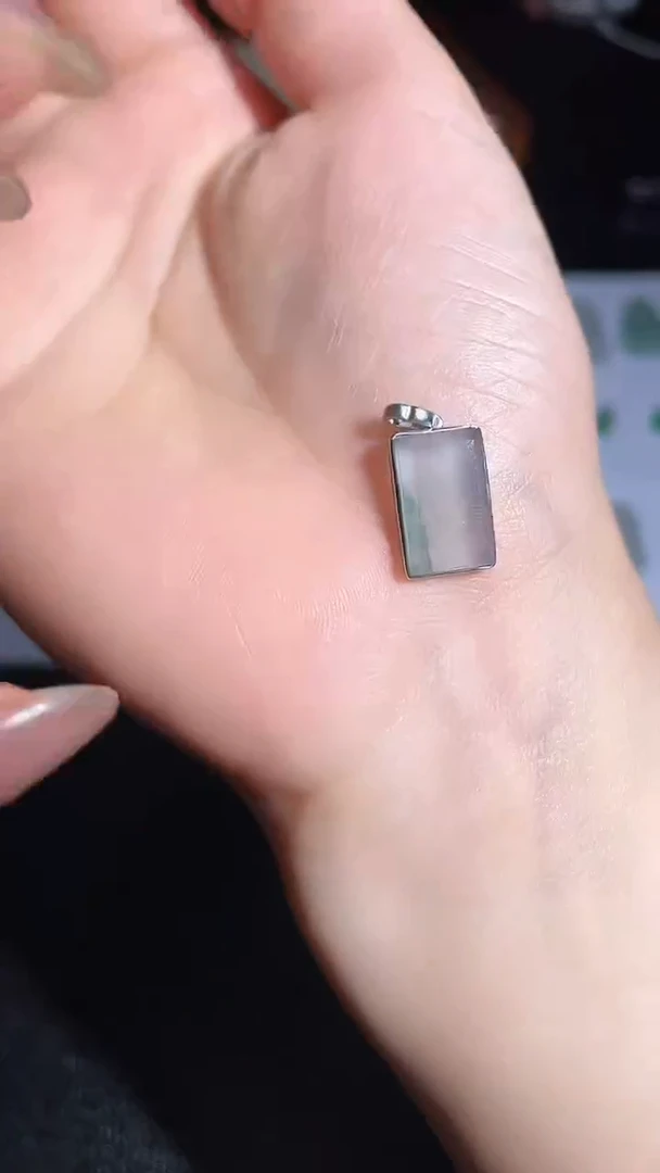 颈饰银S925镶嵌翡翠202555555