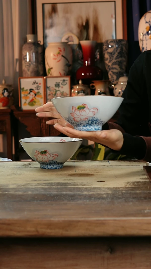 【闪购商品】瓷片景德镇纯手工釉下彩精品餐具