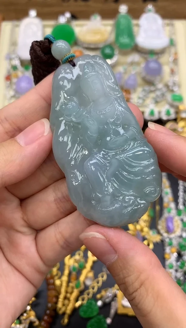 翡翠未镶嵌颈饰532-中国好珍宝