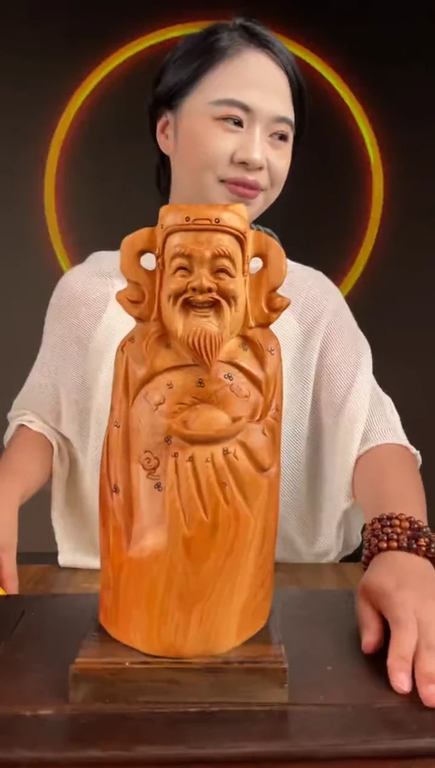 柏木（崖柏）手工摆件,先抢先得! 编号:124