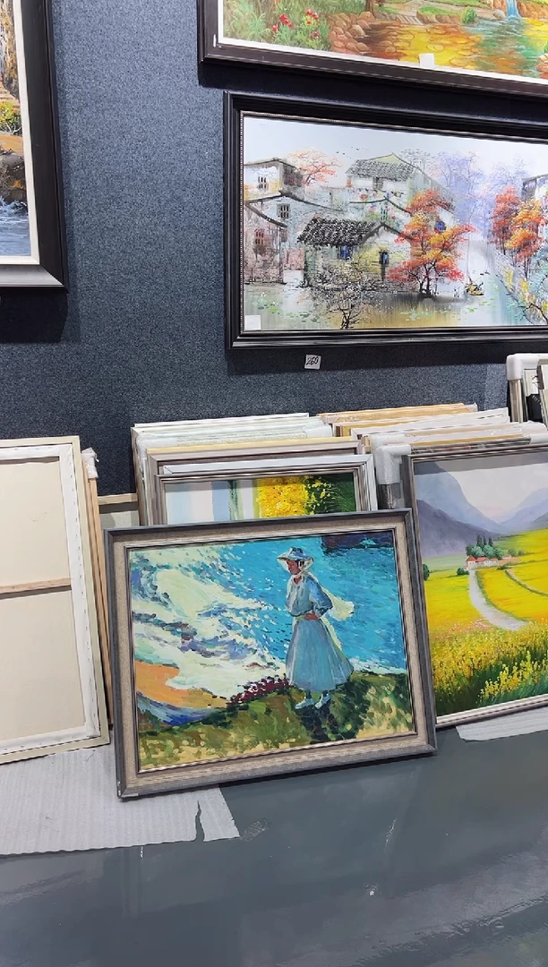 【闪购商品】油画56号 80*60女-手绘油画