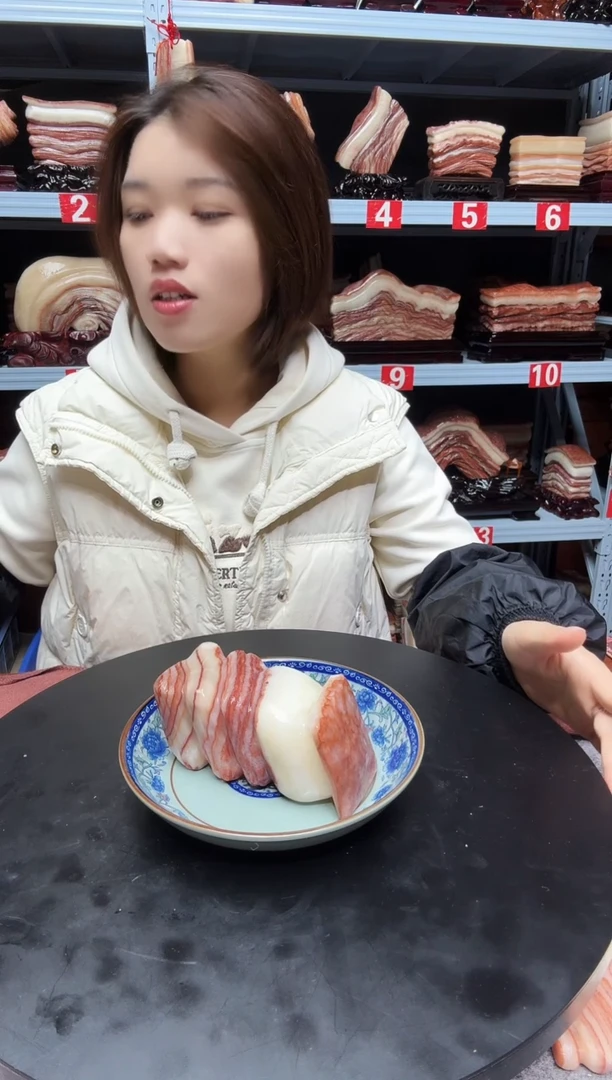 石材不带盘子广西猪肉石014