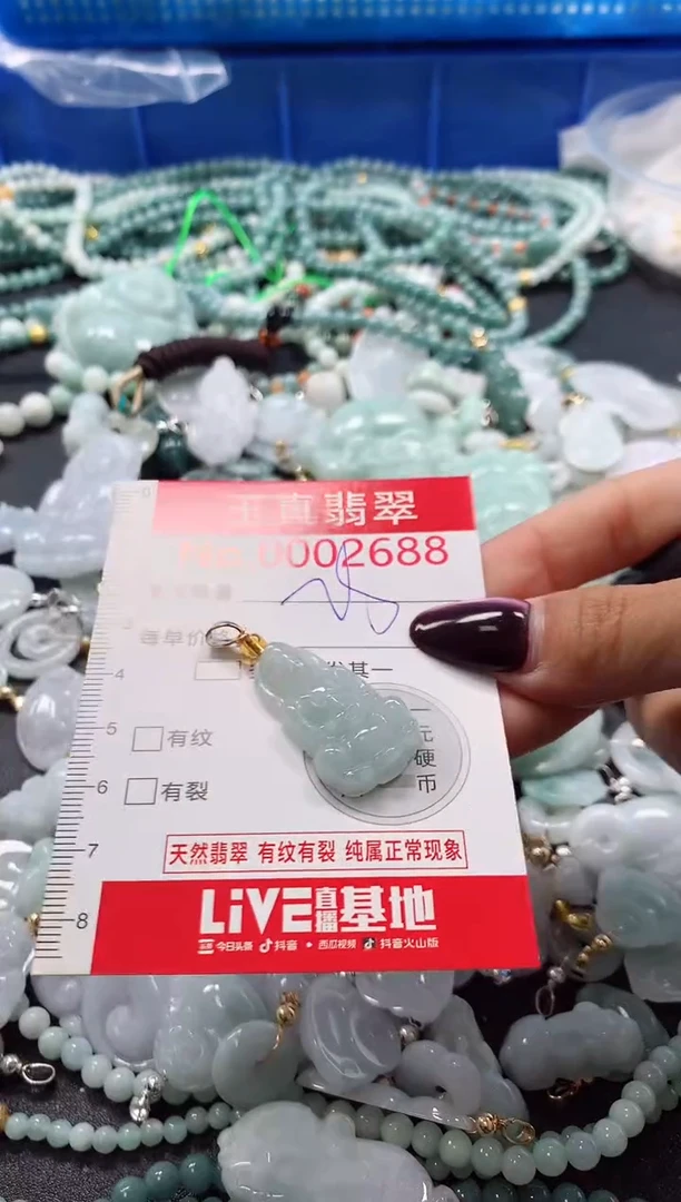 吊坠(不含链)未镶嵌翡翠2688