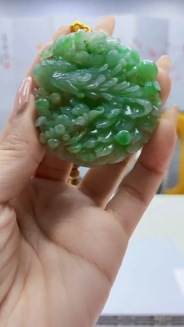 未镶嵌定制翡翠3495ty-毛货挂件22