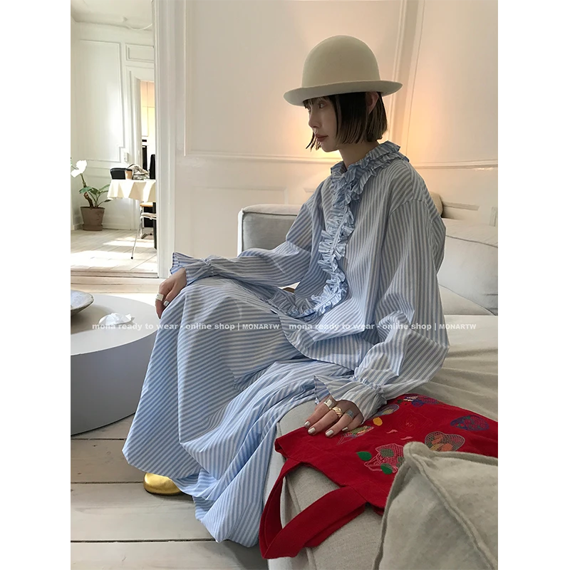 【Mona张绮贤】MONA 甜美衬衫 花苞高腰半裙 O125A03331