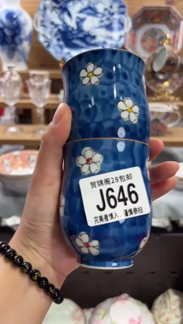 瓷片蔡*果       J646