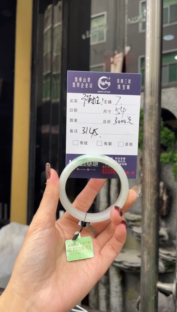 未镶嵌手镯翡翠Q 54正圈 3145
