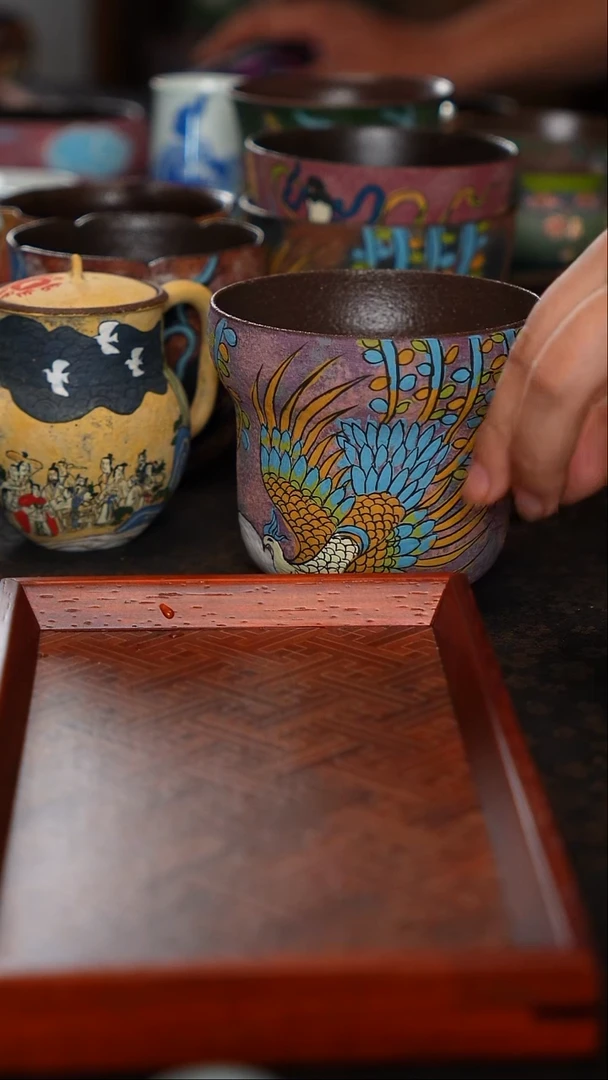 熹**梧岩矿彩手工杯杯1111