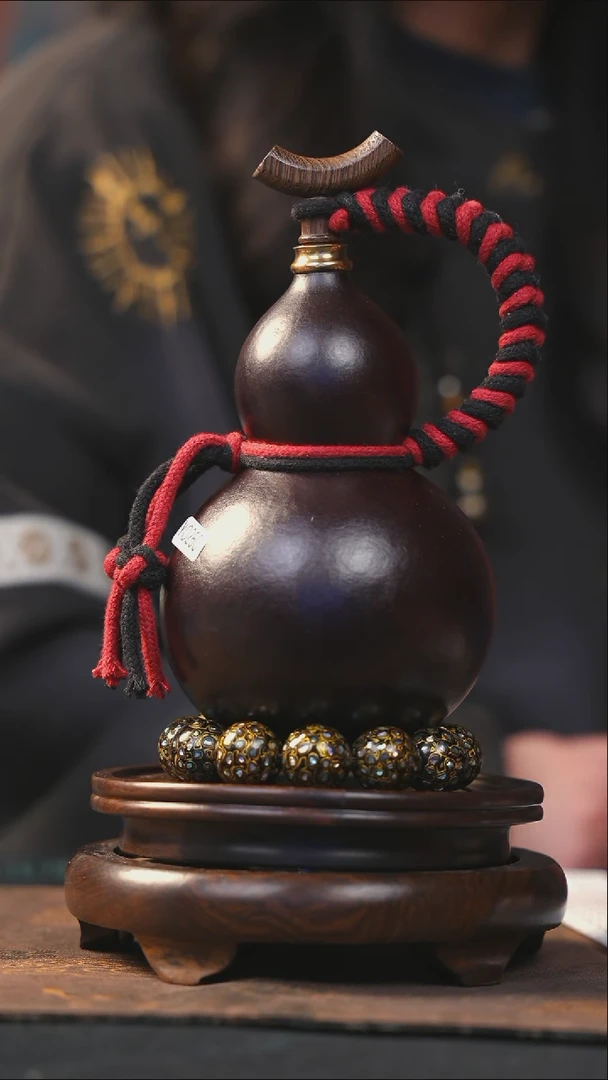 【闪购商品】YO260大漆酒葫芦不包手串及旋转底座