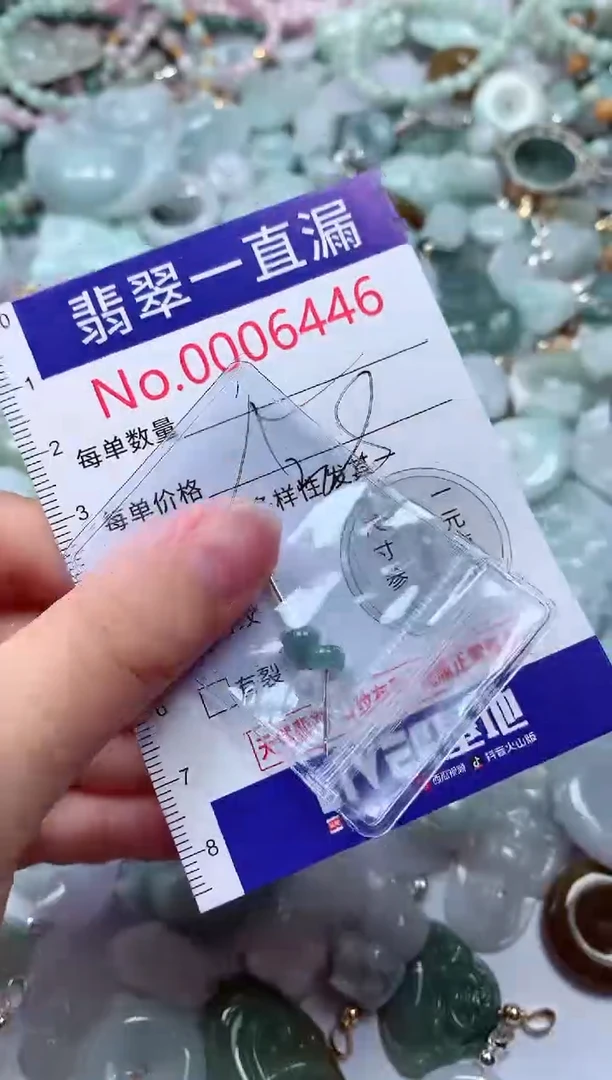 翡翠未镶嵌吊坠(不含链)6446多样性