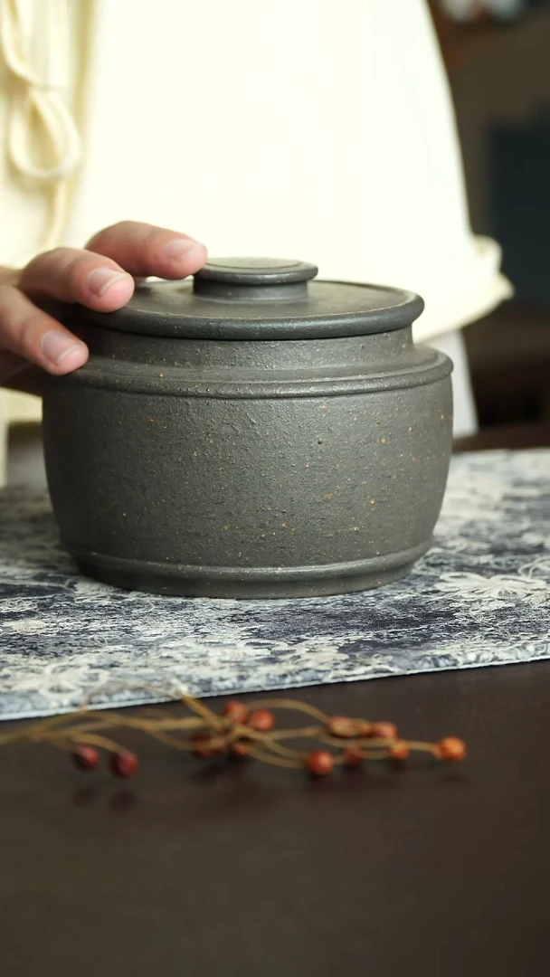 茶杯紫砂22号宜兴紫砂茶叶罐