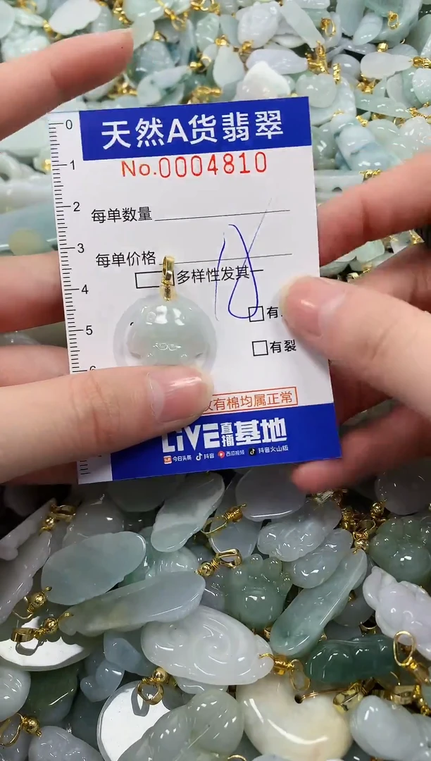 颈饰未镶嵌翡翠纯天然a货翡翠