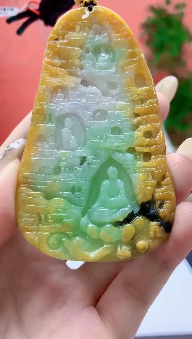 未镶嵌定制翡翠4812jw-毛货挂件41