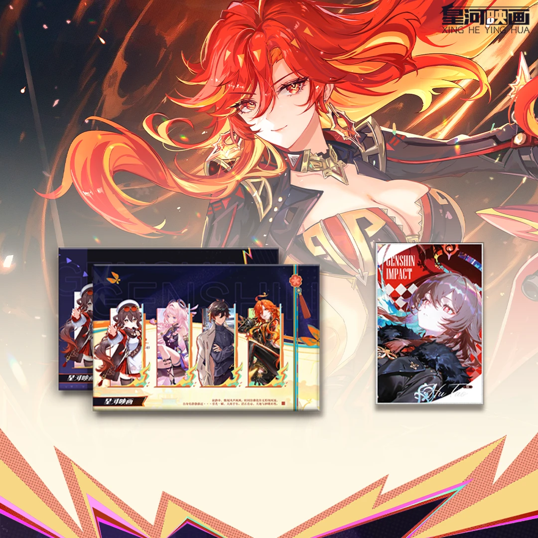 【暖暖拆包】星河映画原神纺坠终久之梦同人第三弹收藏色纸盲盒