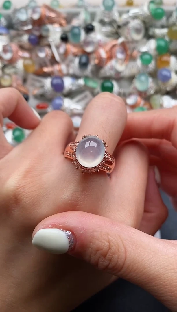 未镶嵌戒指翡翠444444+1