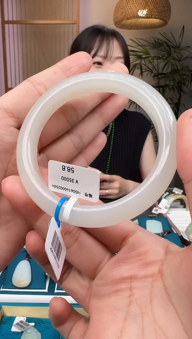 和田玉手镯未镶嵌HS 58.8