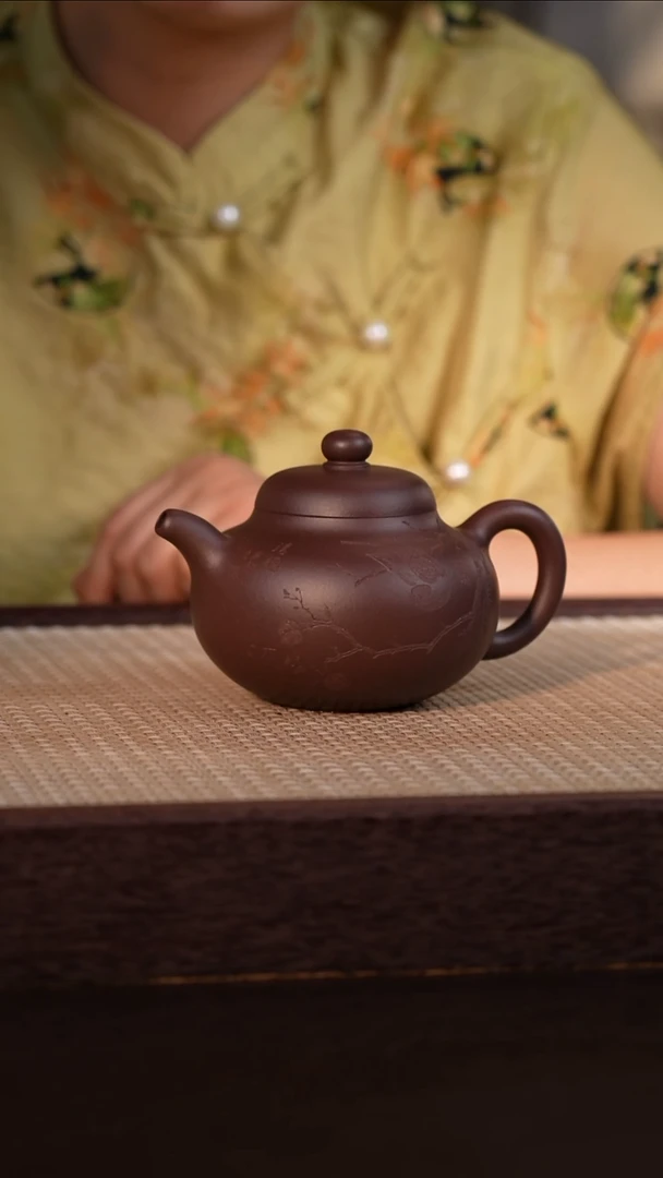 茶壶紫砂老紫泥 280cc