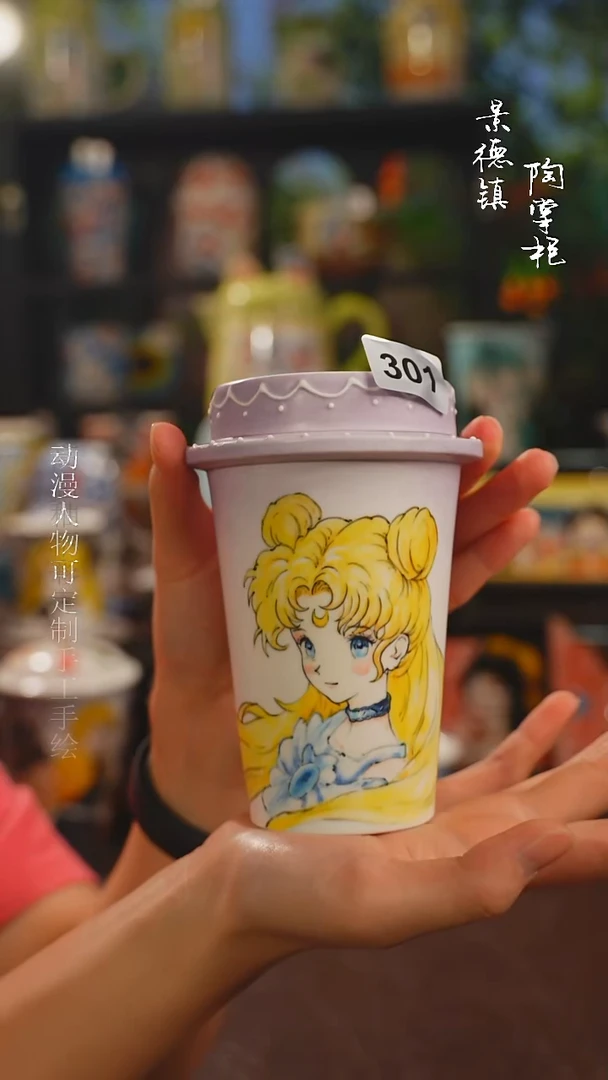 景德镇高温釉下彩纯手工手绘