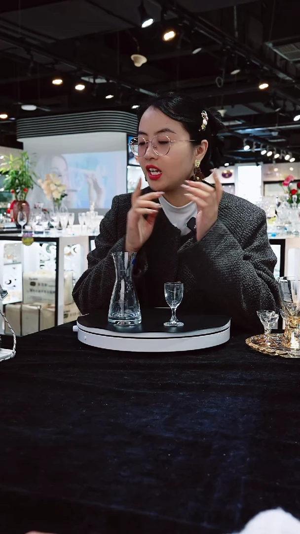 水晶高脚款6杯6壶