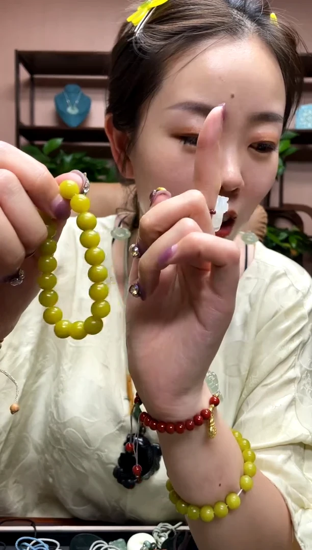 岫玉未镶嵌手串多样性发货其中发一