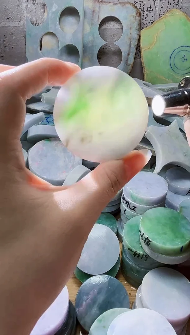 裸石翡翠天然翡翠A货441