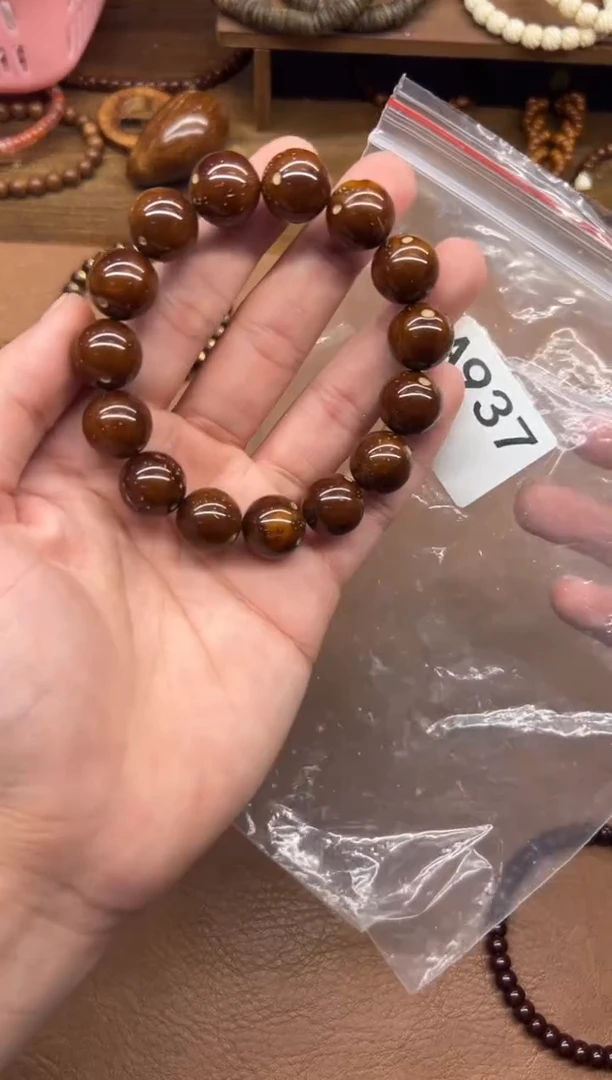 手串紫金鼠A937 卡15半实心光珠