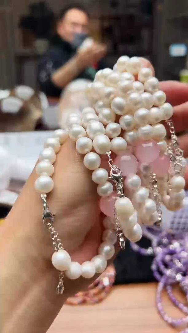 【闪购商品】水晶手链未镶嵌珍珠DIY手链