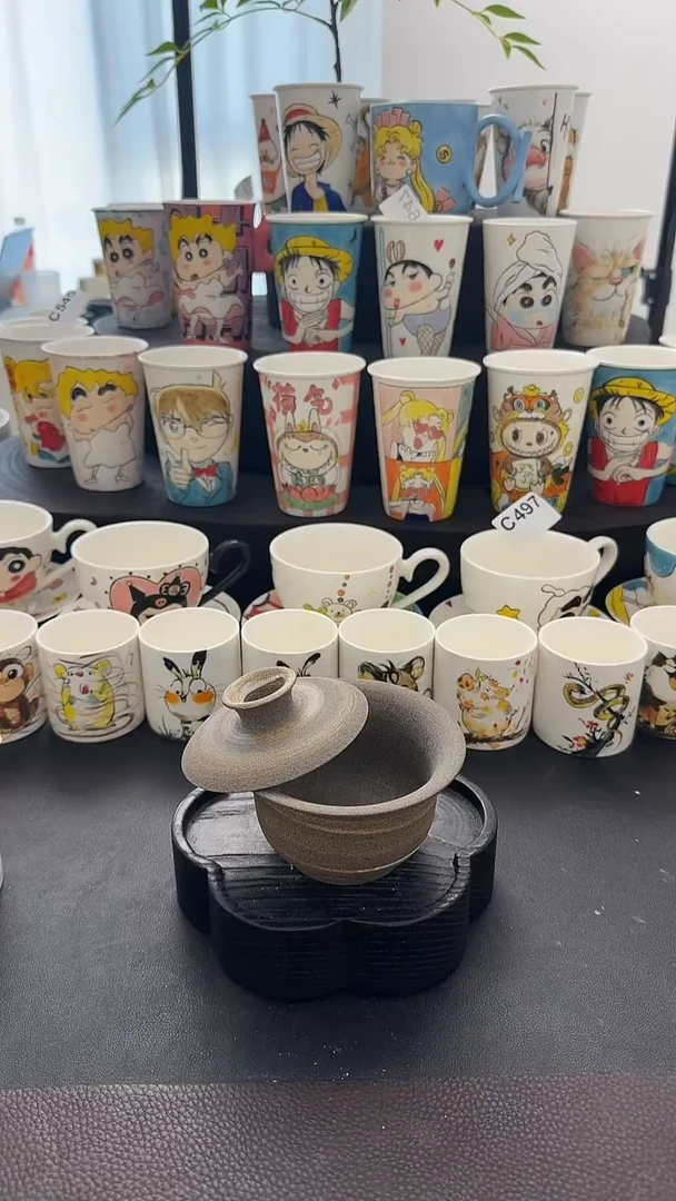 纯手工绘制陶瓷杯