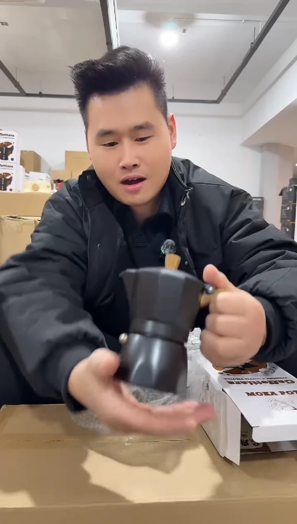 B款黑色双阀2杯陶瓷内胆