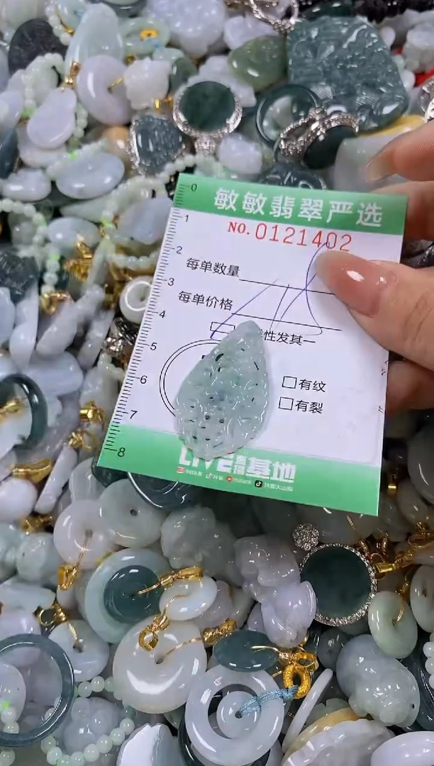 【闪购商品】翡翠颈饰未镶嵌闪购0121402多样性发其一