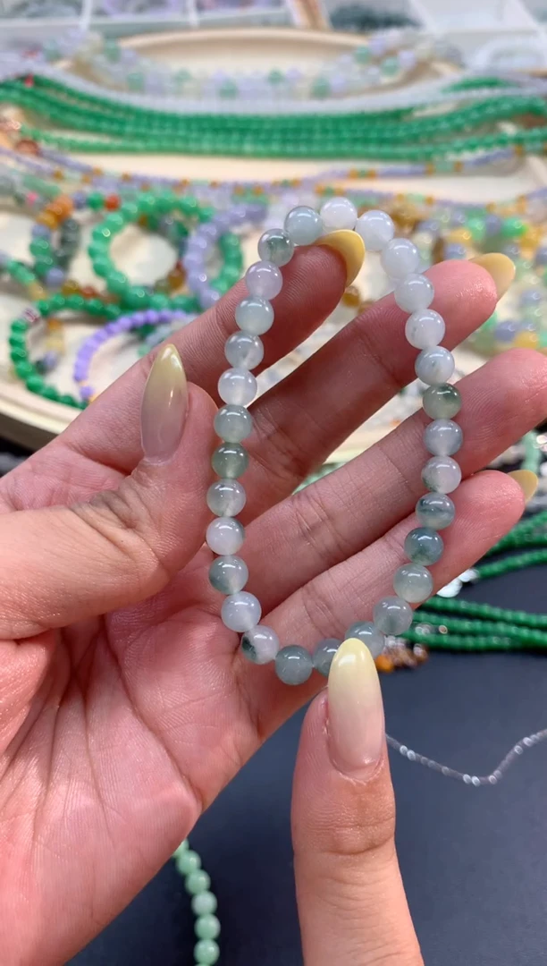 未镶嵌手串翡翠W14|880