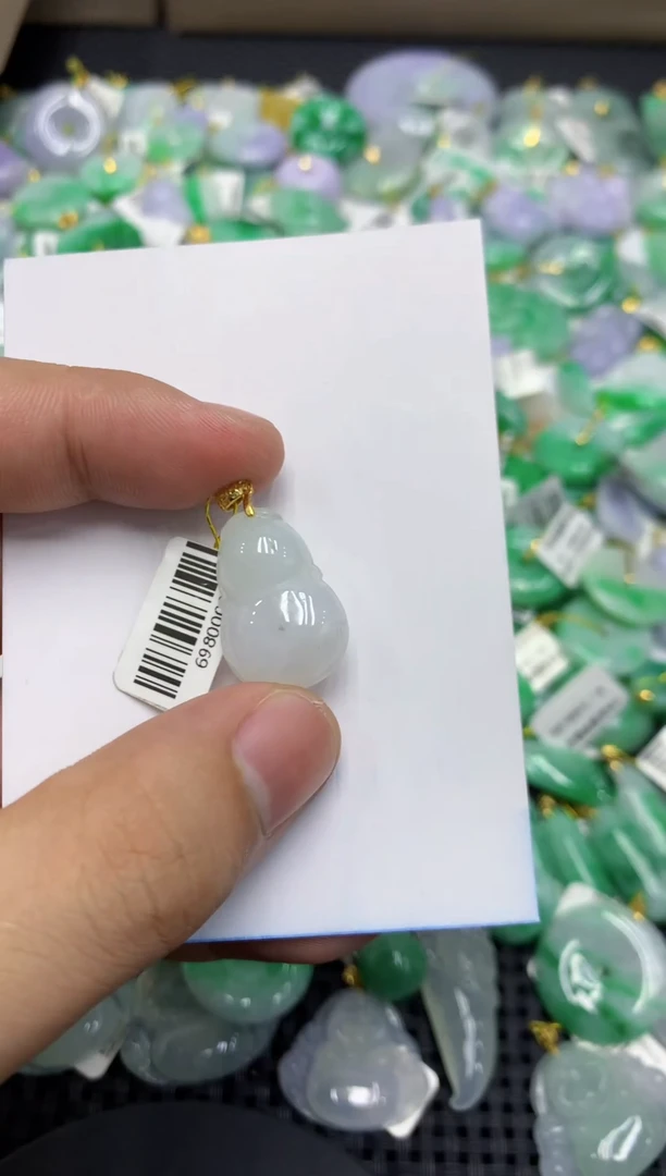 颈饰未镶嵌翡翠天然缅甸翡翠A货