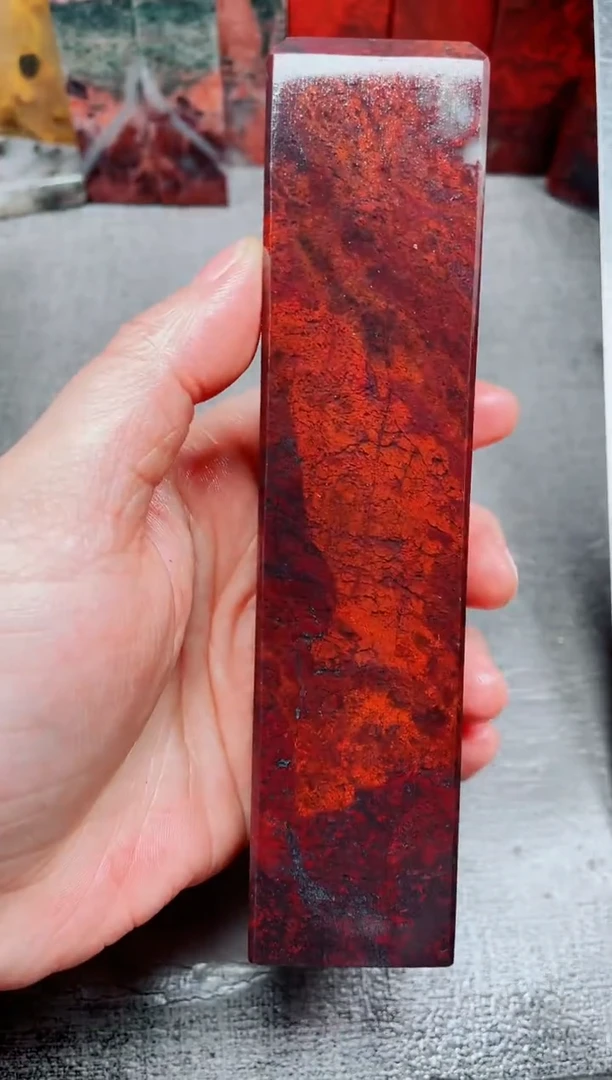 桂林鸡血玉素章--31