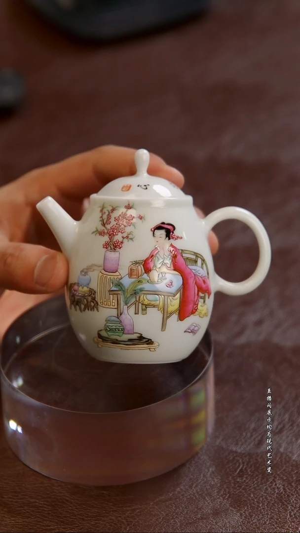 摆件景德镇陶东方现代艺术高端茶器花瓶摆件