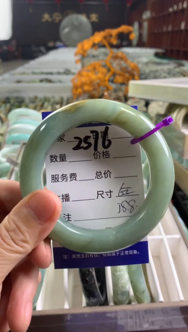 蛇纹石玉未镶嵌手镯2576