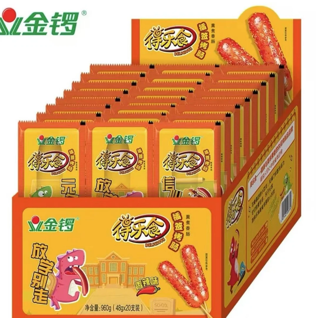 得乐食插签烤肠（香辣味）新品